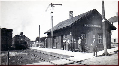 St. Cloud Railroad Station around turn of century